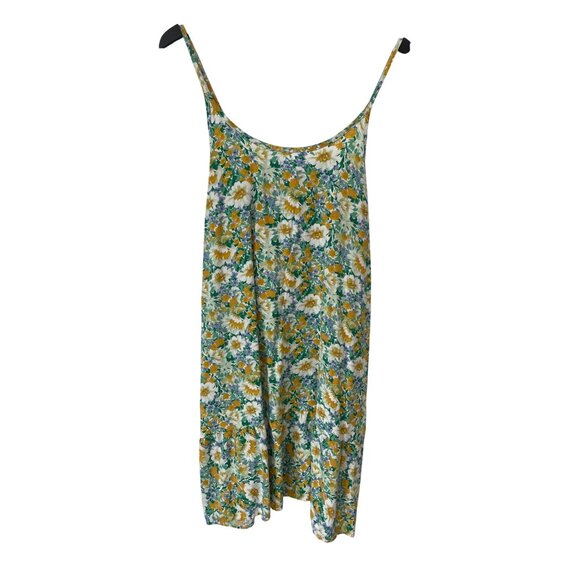 Qearal Sleeveless Floral Printed Sundress Size XL Scoop Neck Beach Boho Cottage - Picture 2 of 9